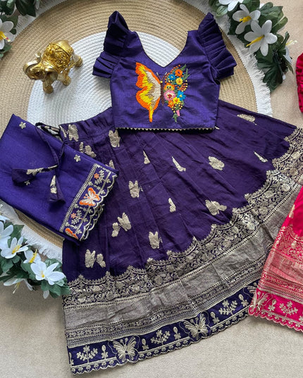 Butterfly Lehengha-Choli & Dupatta