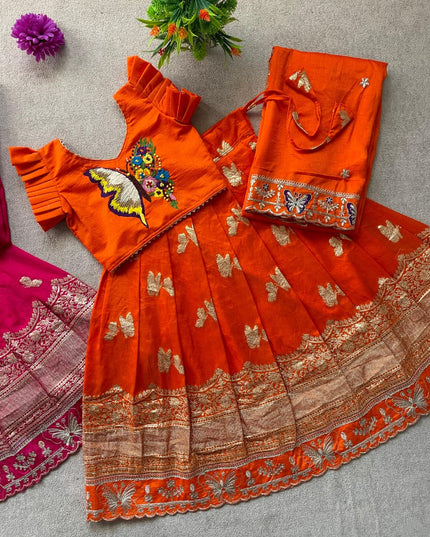 Butterfly Lehengha-Choli & Dupatta