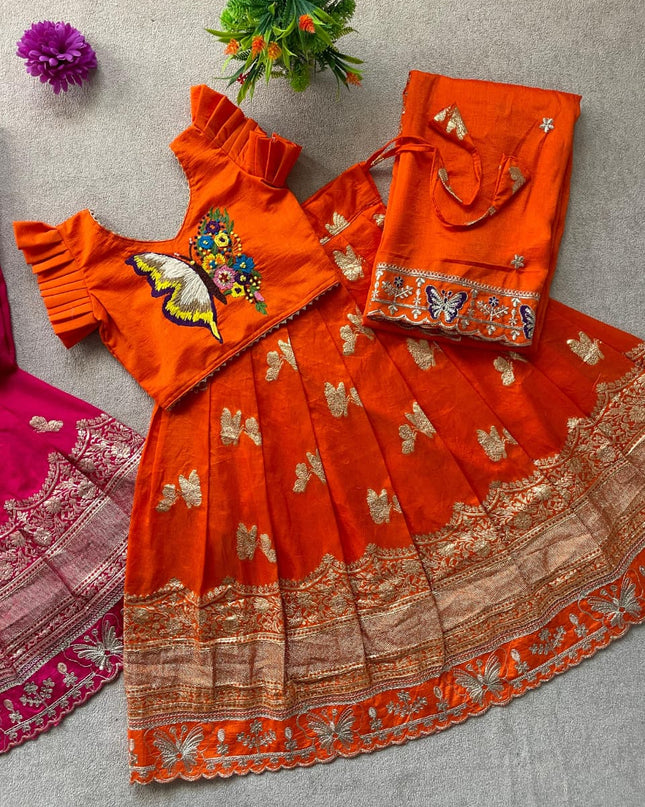 Butterfly Lehengha-Choli & Dupatta