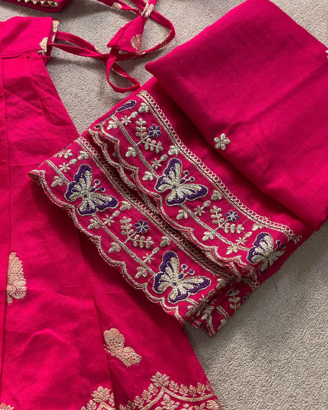 Butterfly Lehengha-Choli & Dupatta