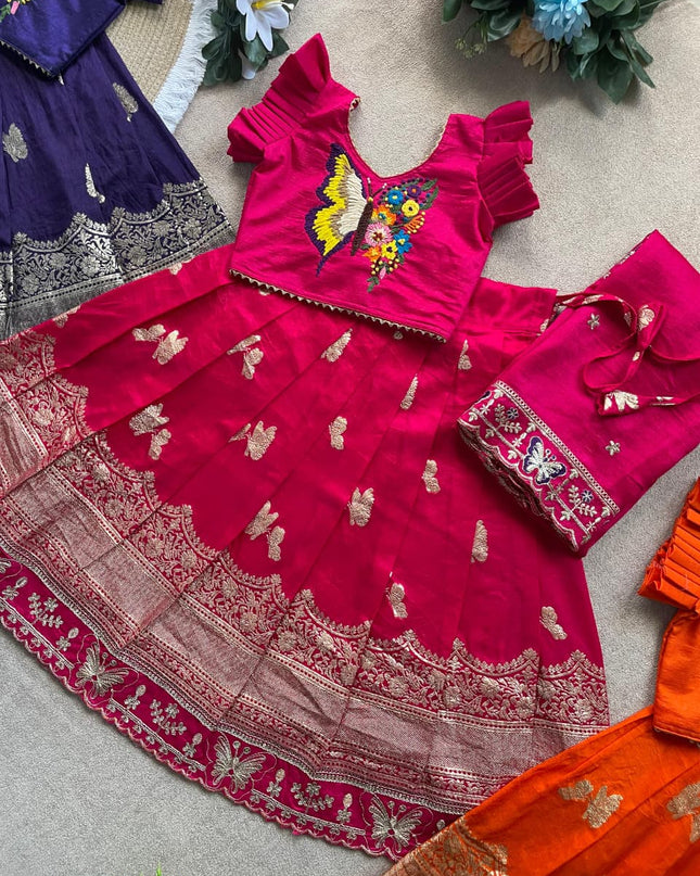Butterfly Lehengha-Choli & Dupatta