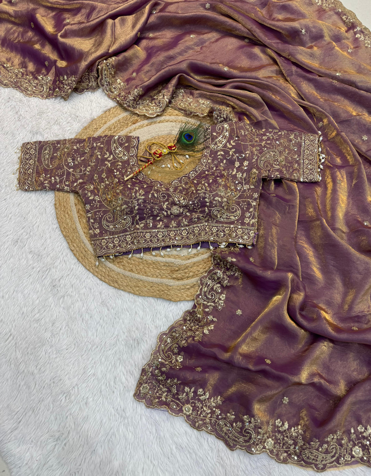 Premium Space Silk Sarees