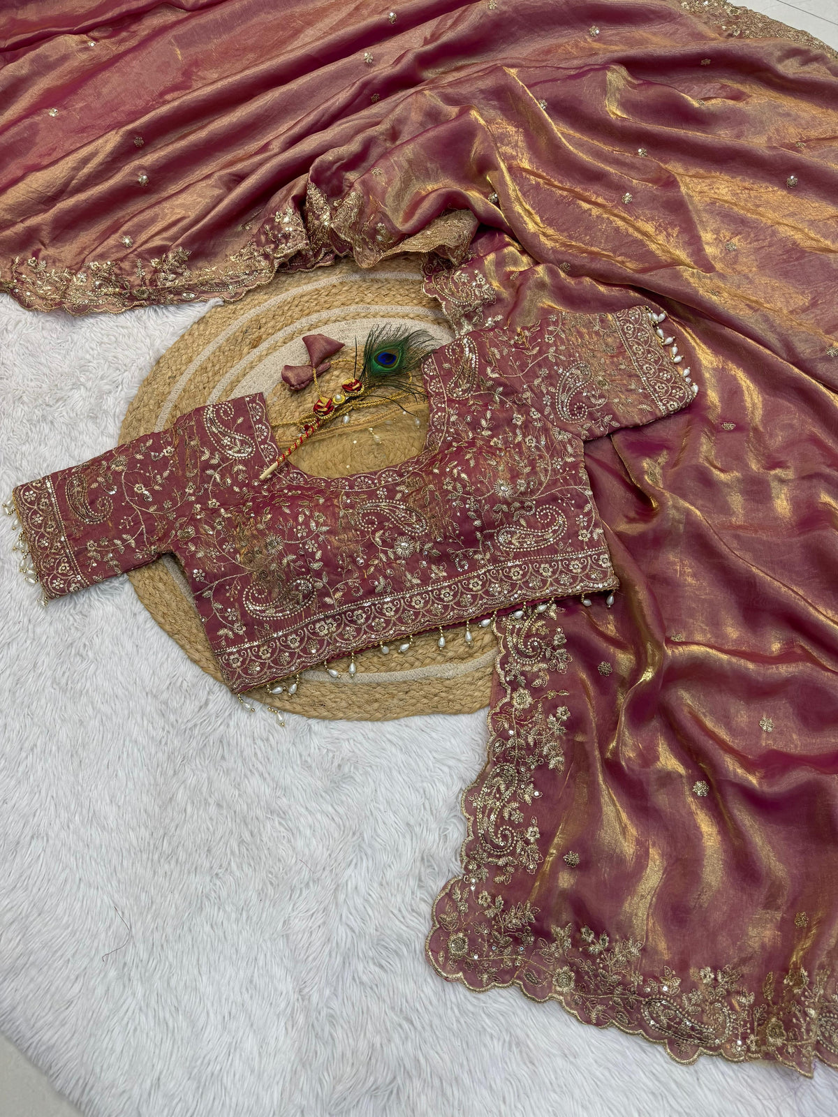 Premium Space Silk Sarees