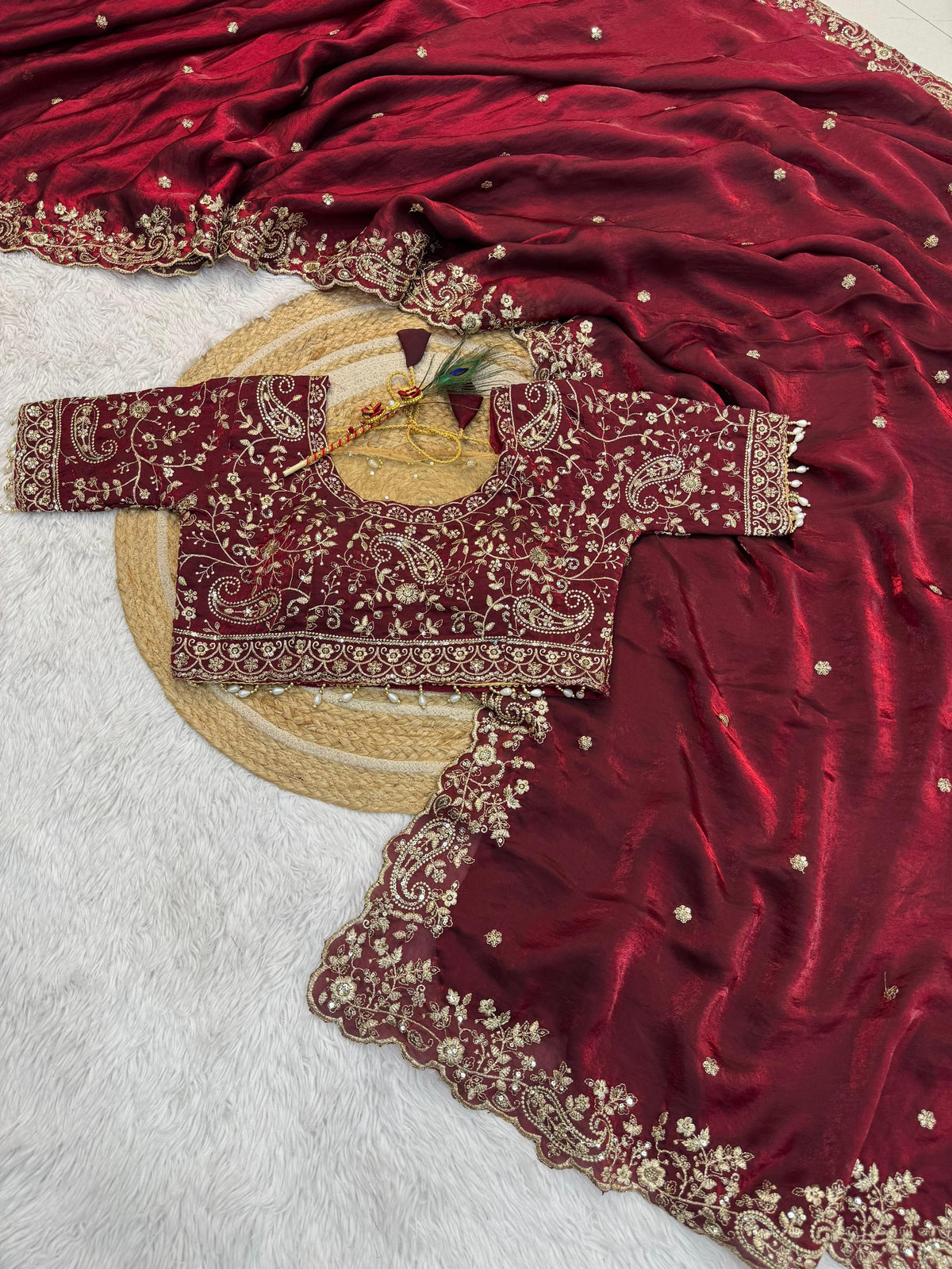 Premium Space Silk Sarees