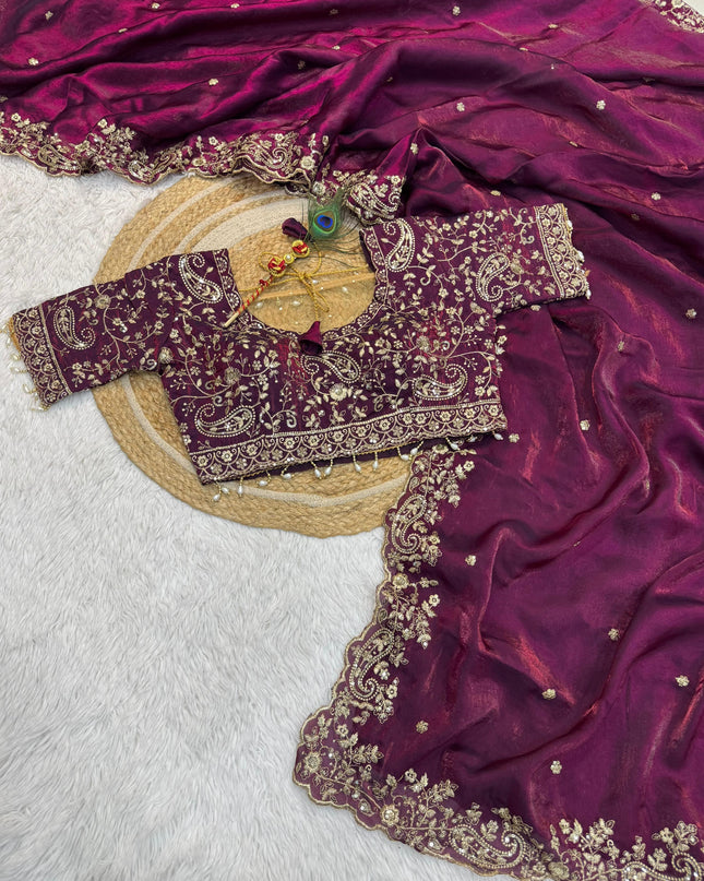 Premium Space Silk Sarees