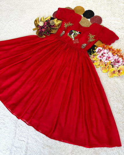 Beautiful Pongal Special Gown