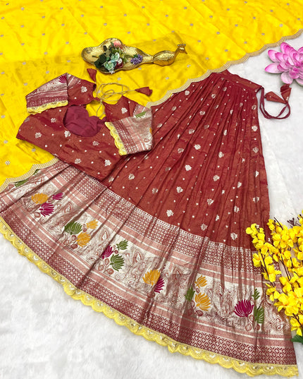 Viscos Tissu Lehenga