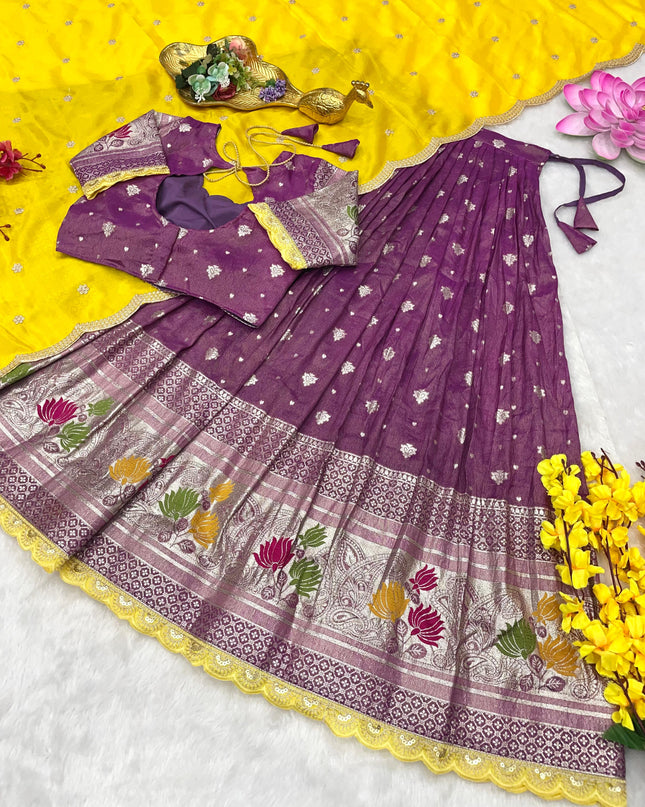 Viscos Tissu Lehenga