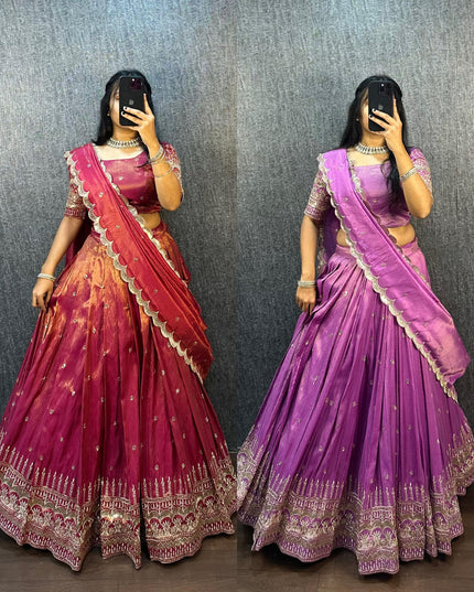 Pongal Fire Lehenga