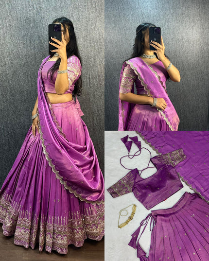 Pongal Fire Lehenga