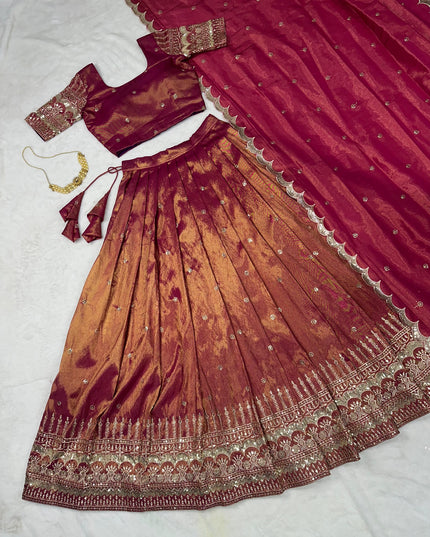 Pongal Fire Lehenga