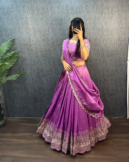 Pongal Fire Lehenga