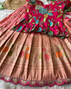 Rani Pink & Peach Gold / 0-3 Months