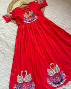 Bright Red Dress / XS Upto S