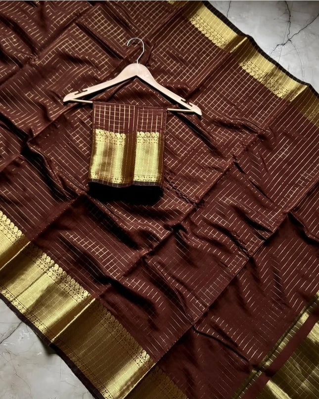 BANARASI SEMI KATAN SILK SAREES