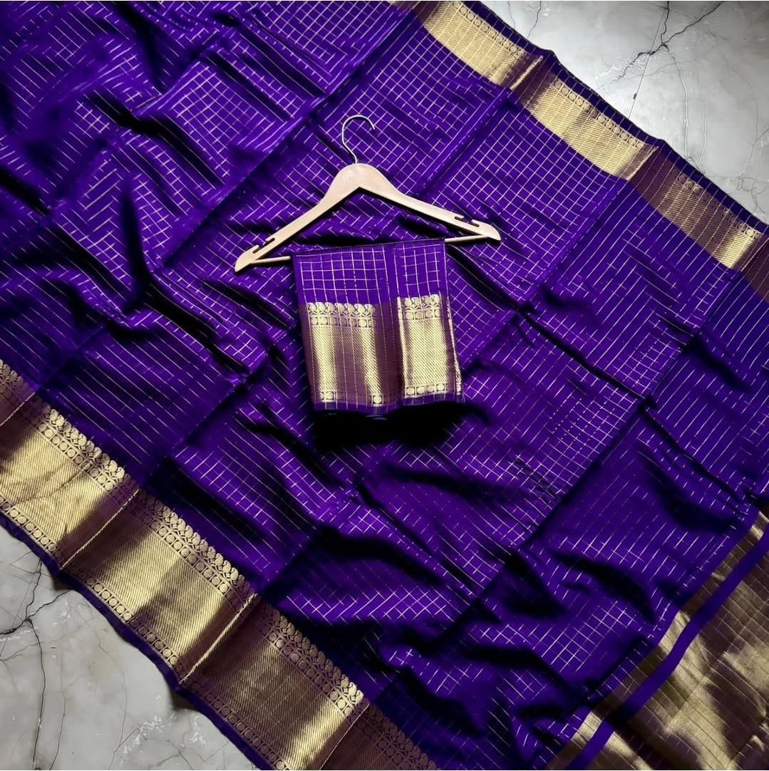 Banarasi Semi Katan Silk Sarees