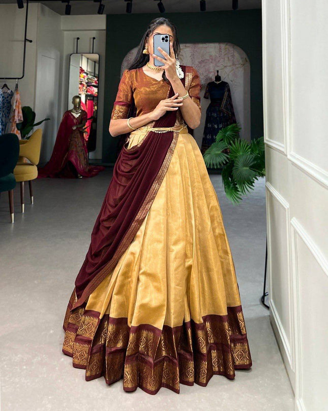 Kanchipuram Lehengas