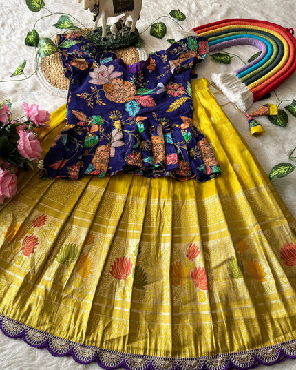 Tissue Silk  Lehengha