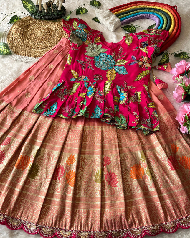 Tissue Silk  Lehengha