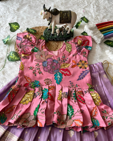 Tissue Silk  Lehengha