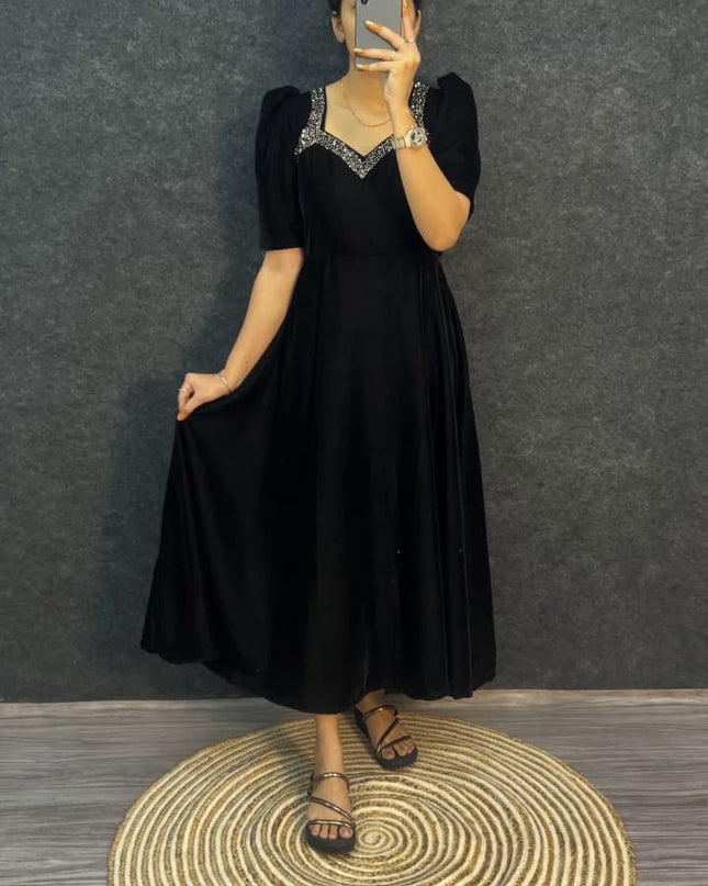 Designer Hand Work Gown