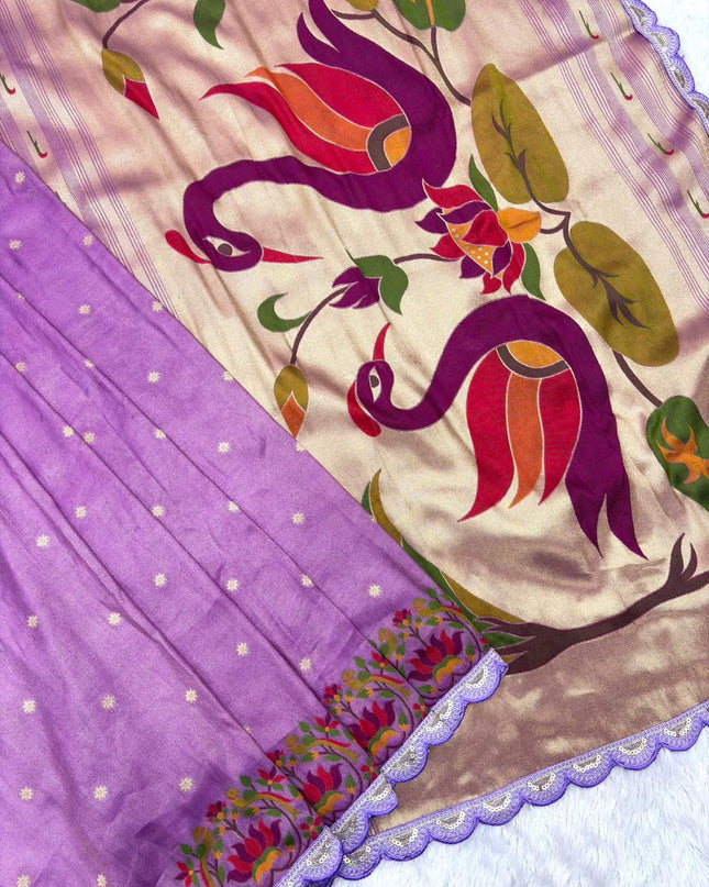 Tissue Shimmer Silk Saree