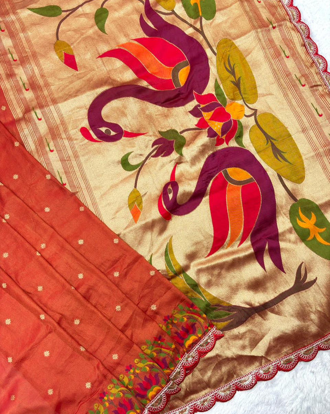 Tissue Shimmer Silk Saree