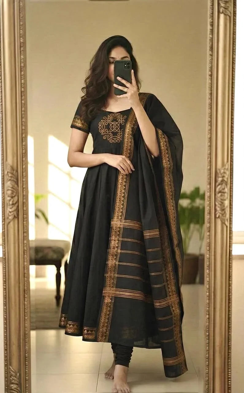 Vintage Kolam Dress