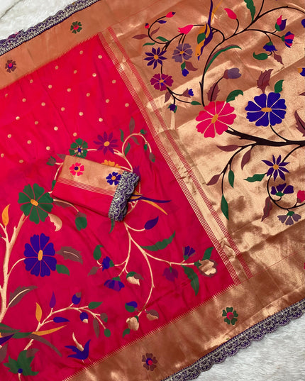 Pure Soft Paithani Designer Sarees