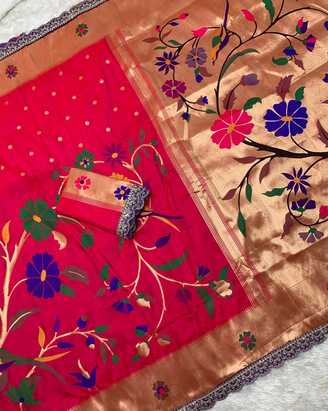 Pure Soft Paithani Designer Sarees