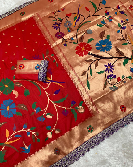 Pure Soft Paithani Designer Sarees