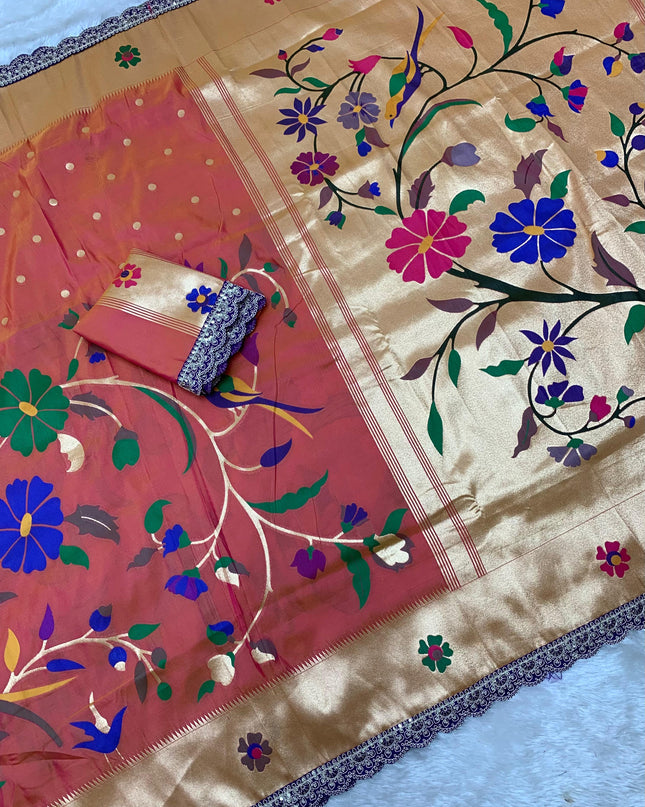 Pure Soft Paithani Designer Sarees