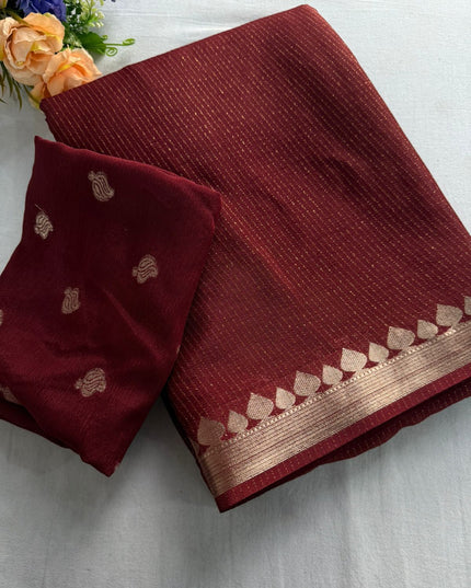Chinon Viscose Sarees