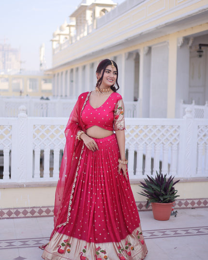 Swan lehenga