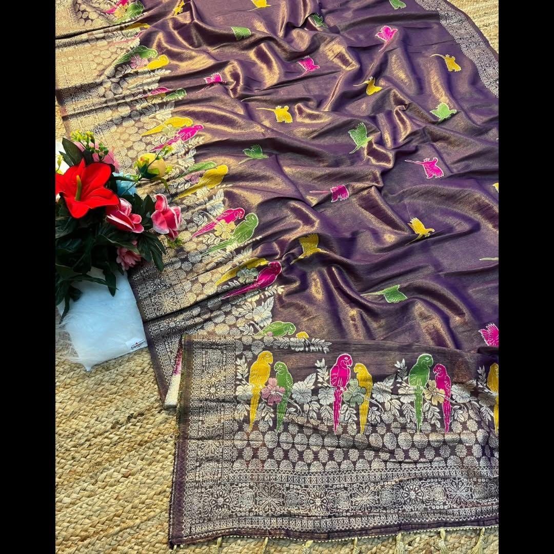 Tissue Silk Weaving Sarees