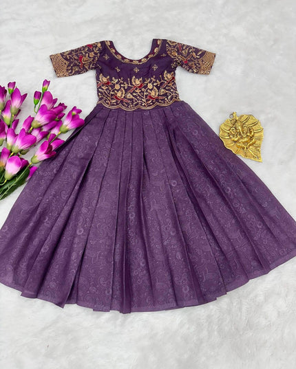 Georgette Silk Gown