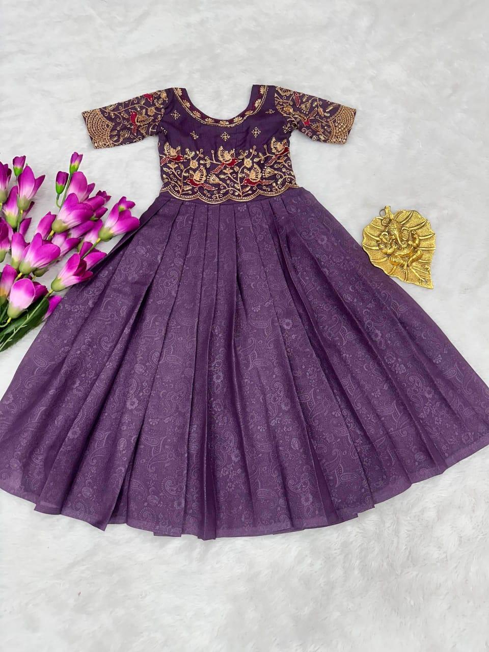 Georgette Silk Gown