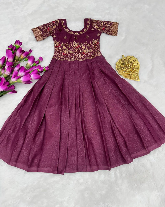 Georgette Silk Gown