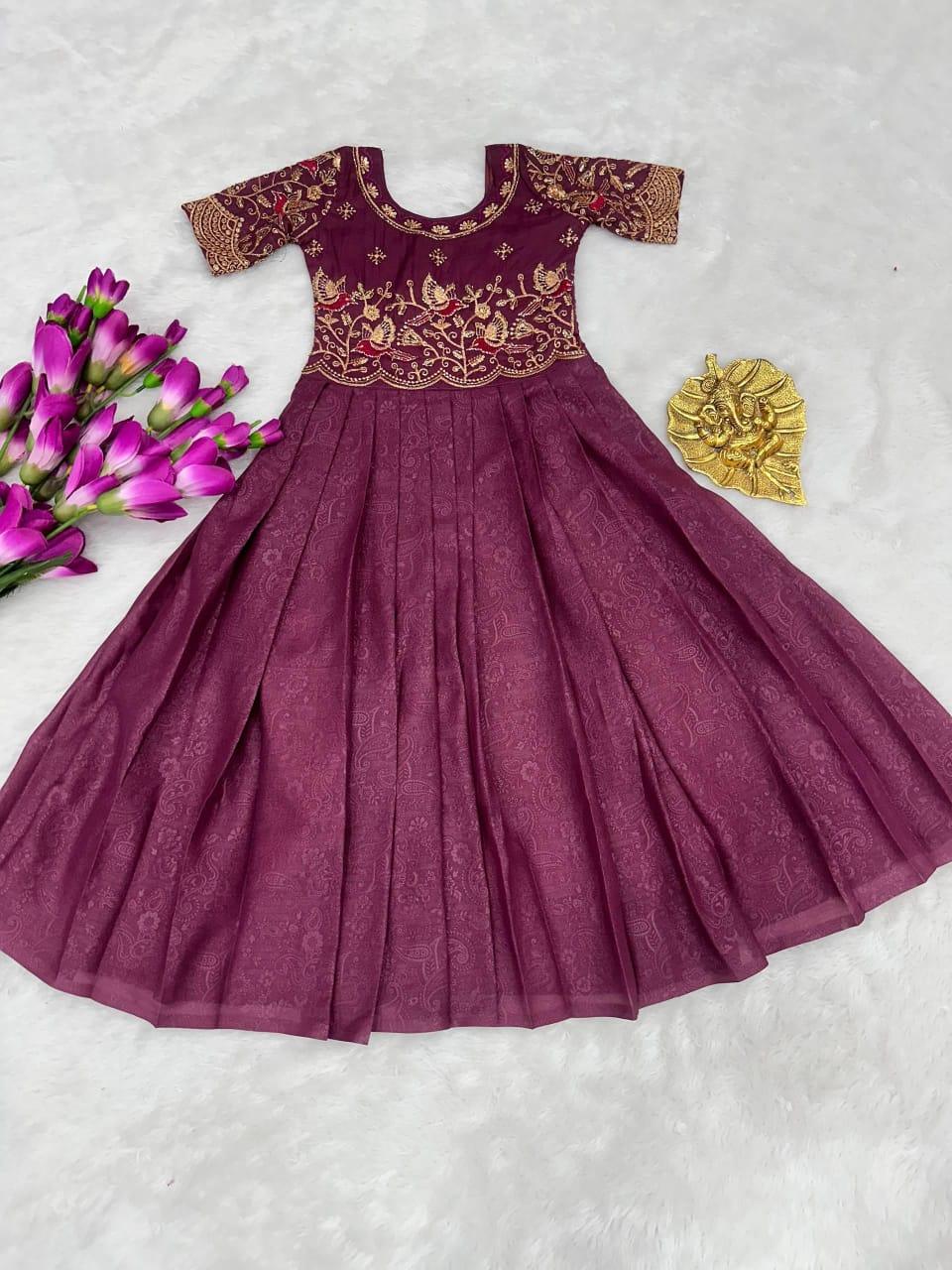 Georgette Silk Gown