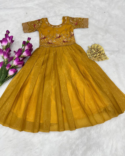 Georgette Silk Gown
