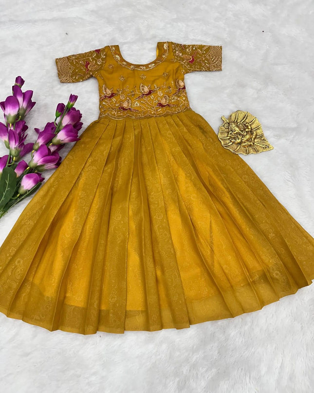 Georgette Silk Gown