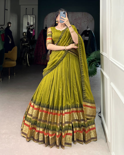 Pure Chanderi  Lehanga Choli