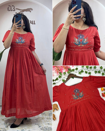 Pure Mul Cotton frocks