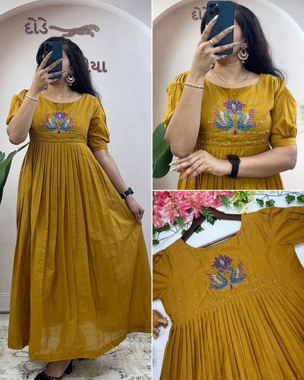 Pure Mul Cotton frocks