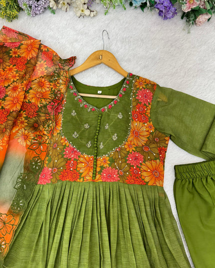 Fox Gerorrget Gown With Dupatta