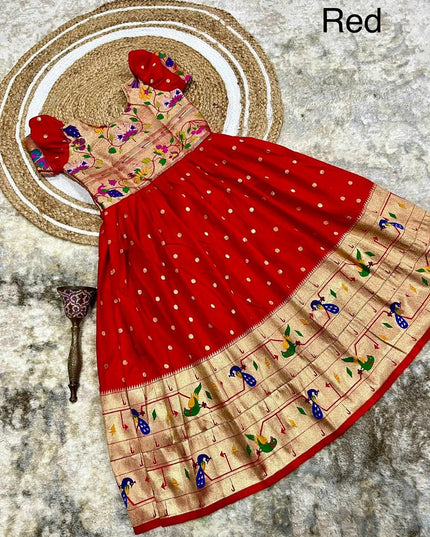 Paithani frock