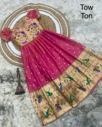 Paithani frock