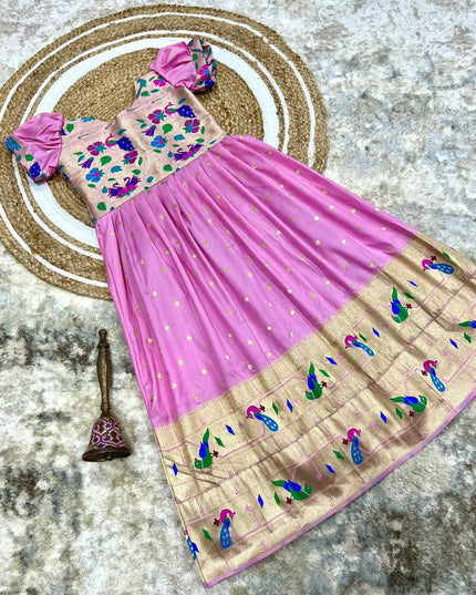 Paithani frock