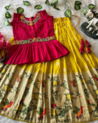 Rani Pink + Yellow / 0-3 Months