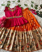 Rani Pink+ Orange / 0-3 Months